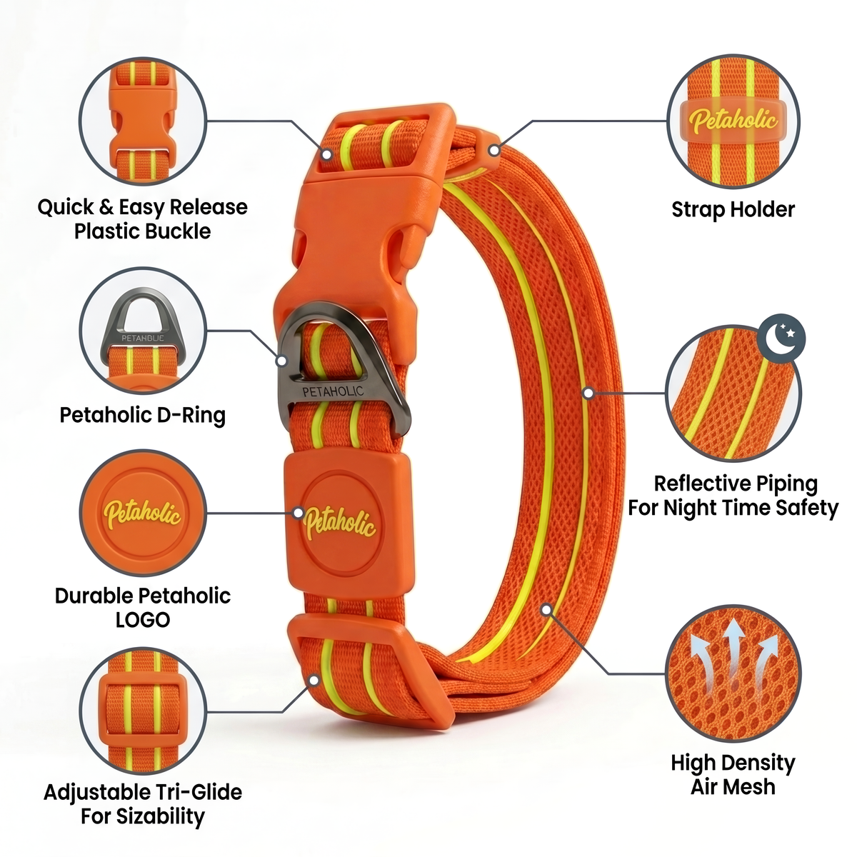 Petaholic Athletica Collar