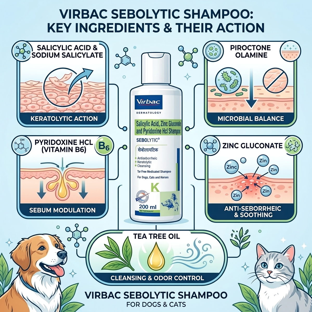Virbac Sebolytic Shampoo