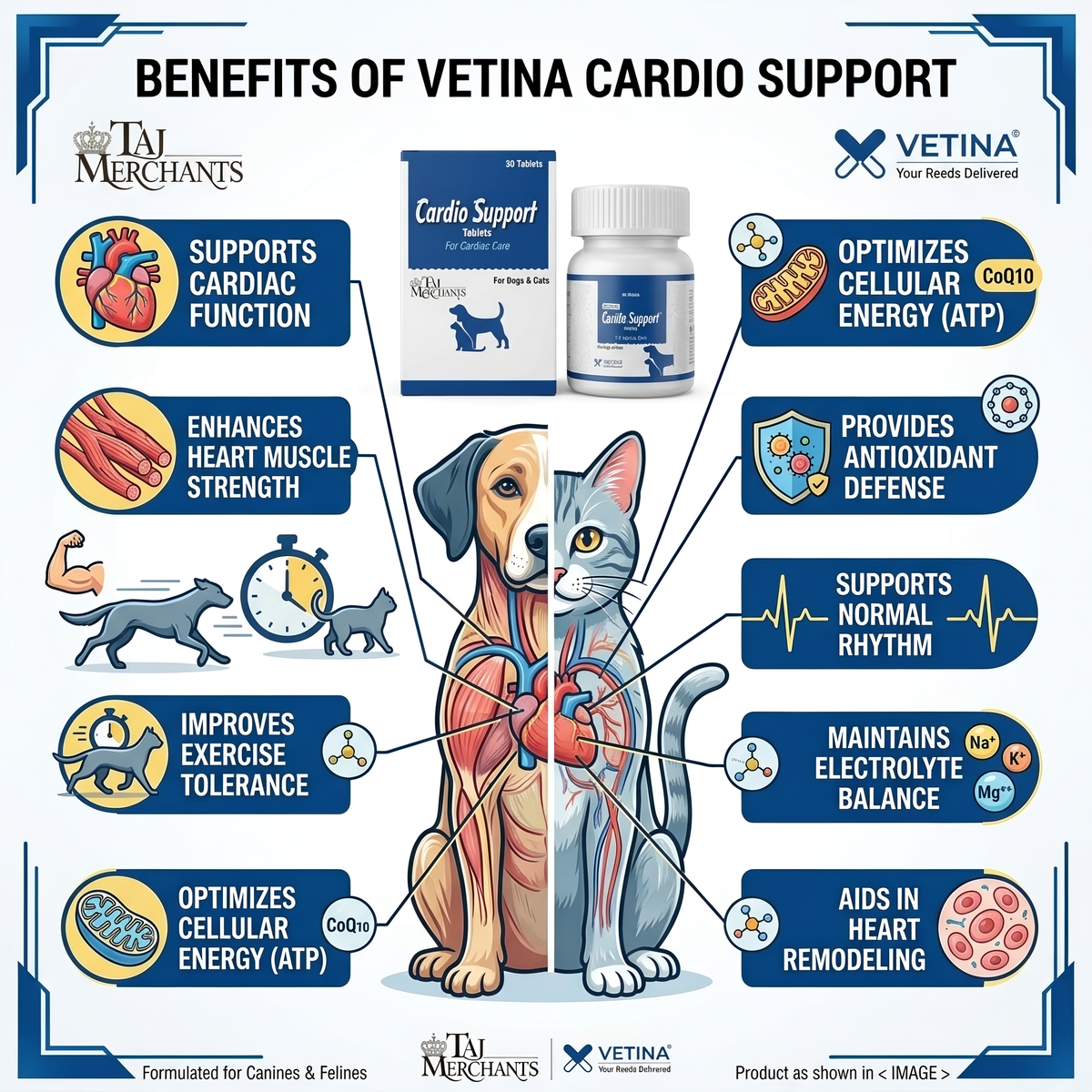 Vetina Cardio Support tablets