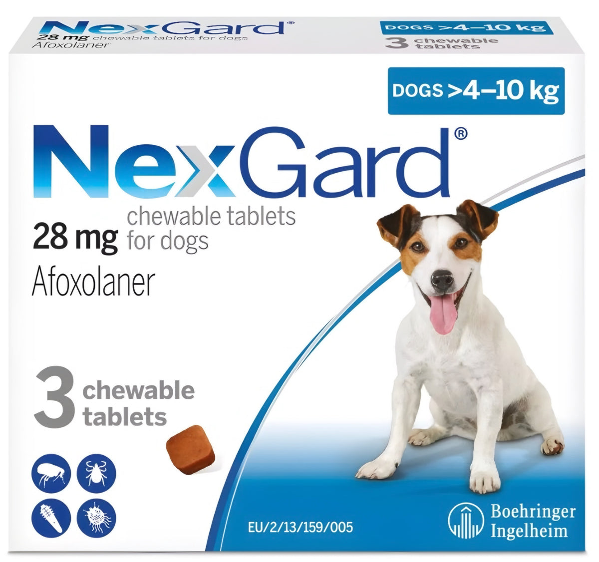 Nexgard (4-10 kg)