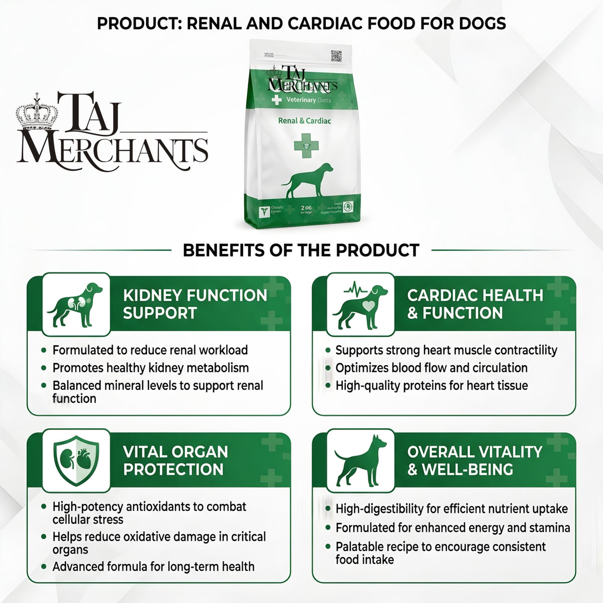 Calibra Renal and Cardiac Dry food for Dogs