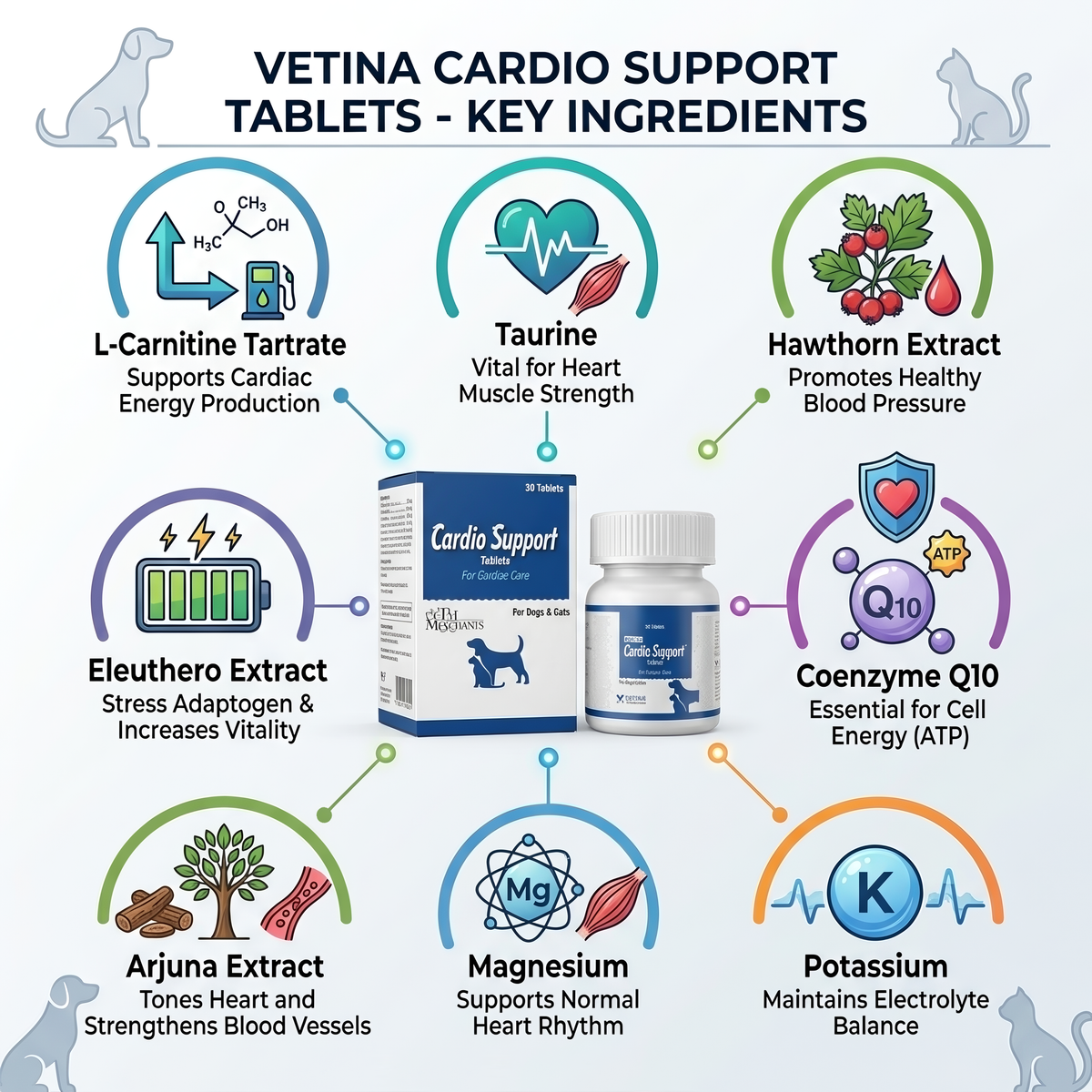Vetina Cardio Support tablets