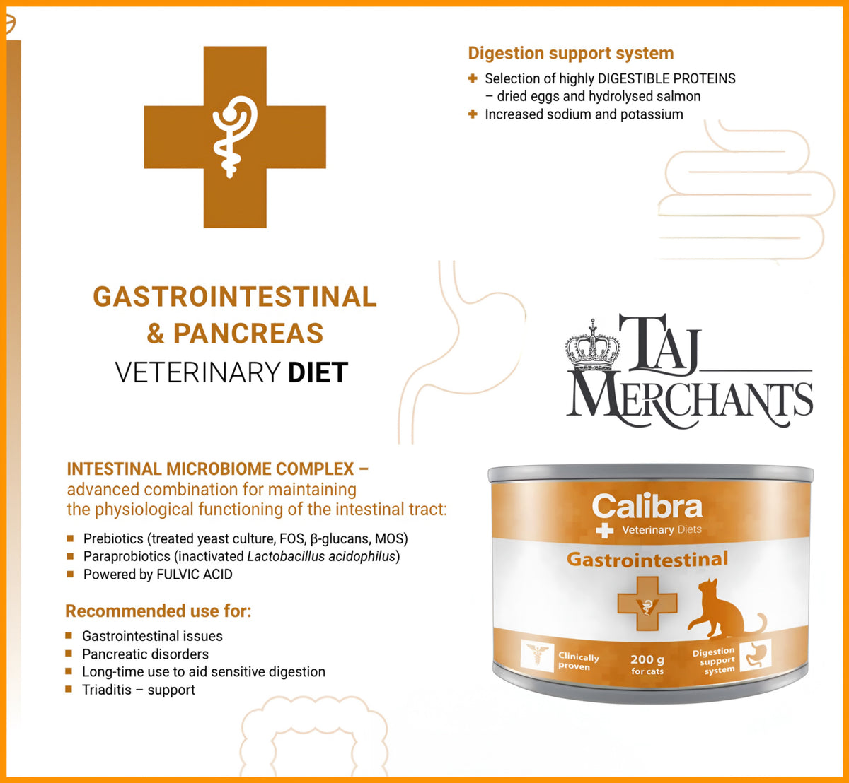 Calibra Gastronintestinal and Pancreas Wet food for Cats