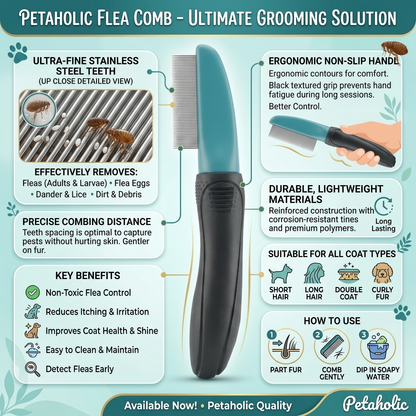 Petaholic Flea Comb