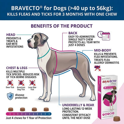 Bravecto (40-56 kg)