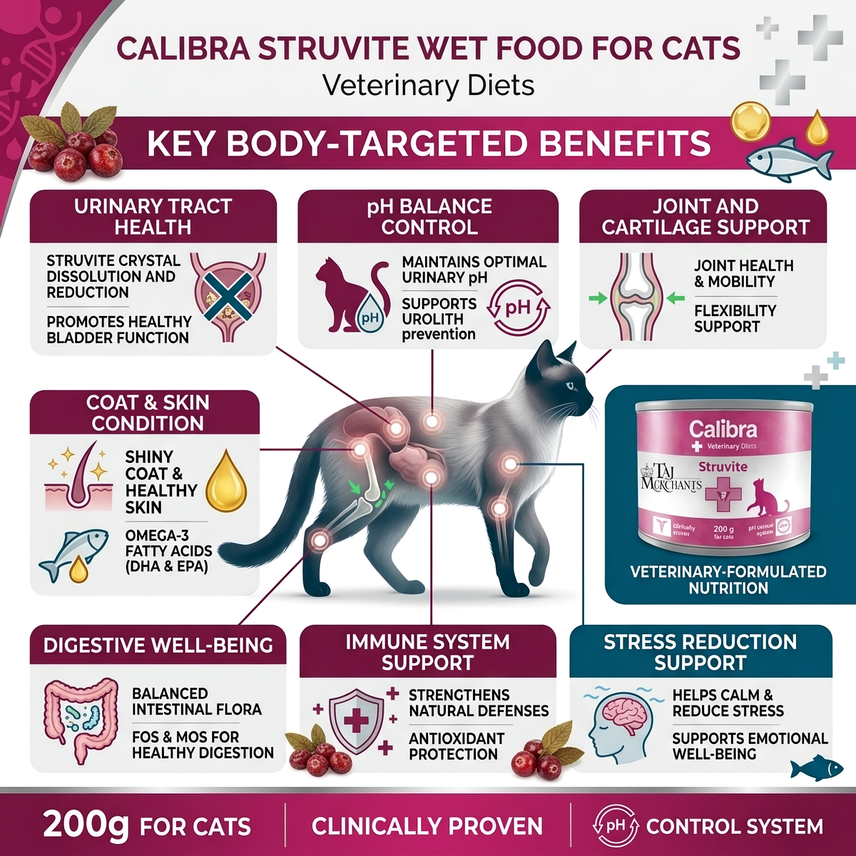 Calibra Struvite Wet food for Cats