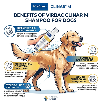 Virbac Clinar M shampoo