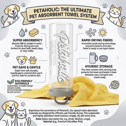 Petaholic Absorbent Towel