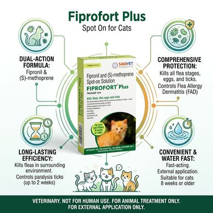 Savavet Fiprofort Spot on for Cats