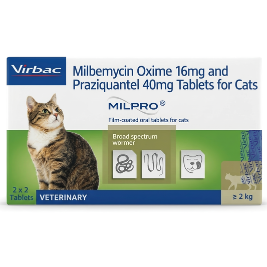 Virbac Milpro for Cats (above 2kg)