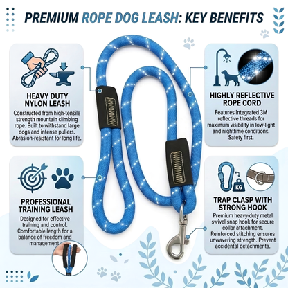 Petaholic Reflective Nylon Rope