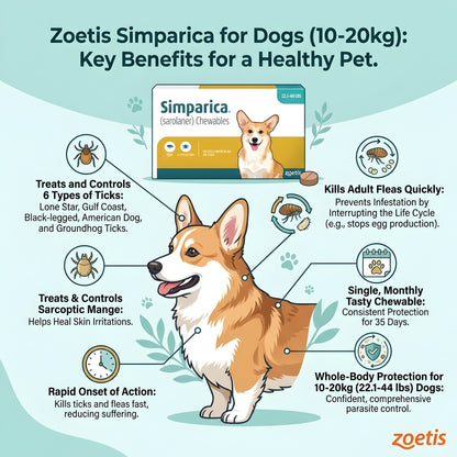 Zoetis Simparica (10-20 kg)