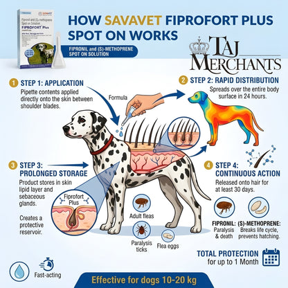 Savavet Fiprofort Spot on (10-20 kg)