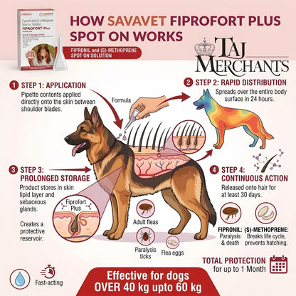 Savavet Fiprofort Spot on (40-60 kg)