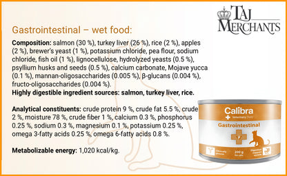 Calibra Gastronintestinal and Pancreas Wet food for Cats