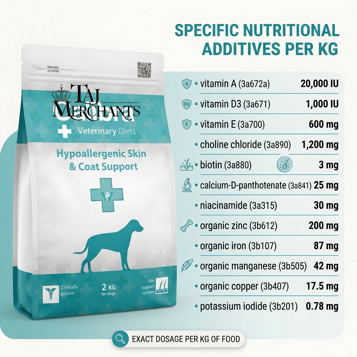 Calibra Hypoallergenic Skin and Coat Dry Food for Dogs