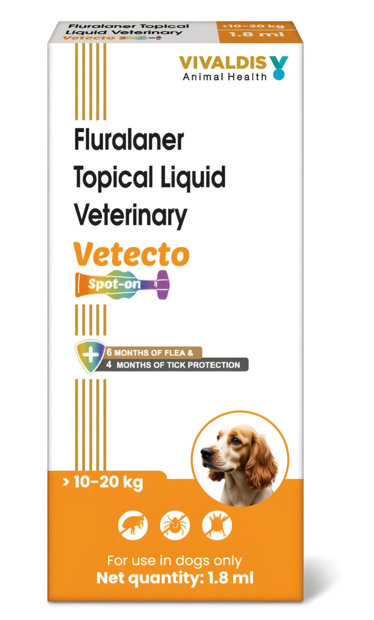 Vivaldis Vetecto Spot On for Dogs (10-20kg)